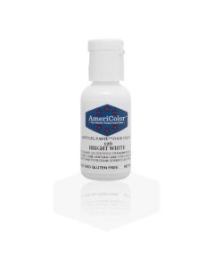 Food Coloring AmeriColor Bright White Soft Gel Paste 75 Ounce