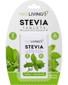 NKD Living Pure Stevia Sweetener Tablets 200 Tablets NonBitter