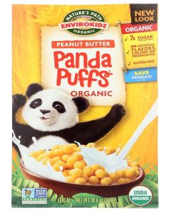 Nature's Path Enviro Kidz Organic Peanut Butter Panda Puffs (300g)