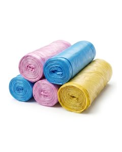 Duravel Garbage Bags 45x50cm (5 Rolls, 100 Bags) Bio-Degradable Plastic Disposal Garbage Bag Small, Bin Liners for Home, Kitchen & Offices