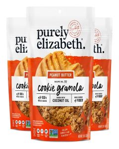 Purely Elizabeth, Cookie Granola, Peanut Butter, 11oz Bag (3 Pack)