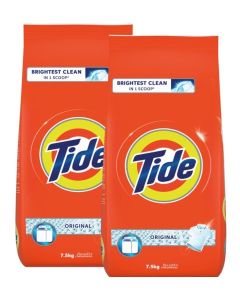 Tide Semi-Automatic Laundry Detergent Powder, Original Scent, 15Kg