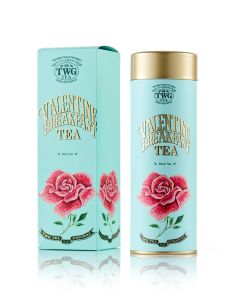 Valentine Breakfast Tea, Loose Leaf Black Tea in Haute Couture Tea Tin Gift, 100g