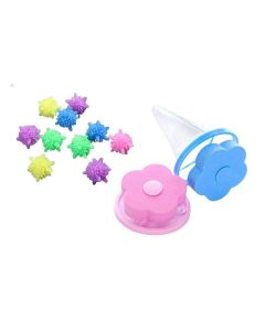 Washing Machine Deep Cleaner tablet 10 PCS Reusable Anti Winding Laundry 2 Mesh Bags10ball