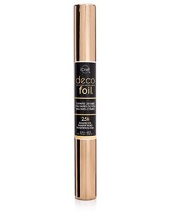 iCraft DF511625 Deco Foil Value Roll 125 inches x 25 feet Rose Gold