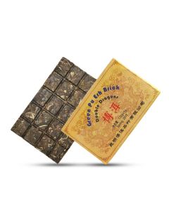 Sheng Puer Double Dragons 2019 – Raw Chinese Puer Tea Cake, 120g Beeng Cha