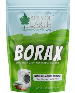 Bliss of Earth Borax Powder 907g / Multi-Purpose Cleaning Booster, Laundry Enhancer, Household Utility Powder / Fine Quality Sodium Borate for DIY & General Use