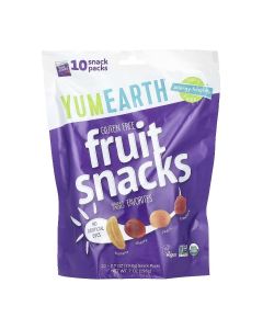 YumEarth, Organic Fruit Snacks, Favorites, 10 Snack Packs, 0.7 oz (19.8 g) Each