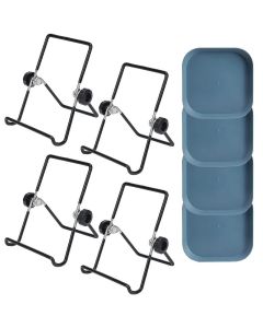 TONGNENGLIU Stainless Steel Sprouting Stands TrayFor Wide And Regular Canning Jars HolderFor Make Sprouts Broccoli Lentil SeedsAlso Used To Phone Tablet StandC4Pcs Small