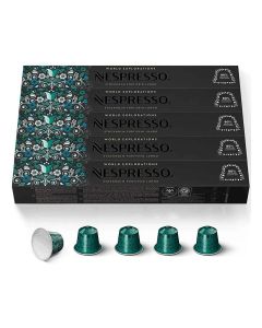 Nespresso Stockholm Fortissio Lungo Original Line Capsules Pack of 5 total of 50 Capsules
