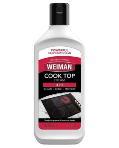 Glass Cooktop Heavy Duty Cleaner & Polish - Shines and Protects Glass/Ceramic Smooth Top Ranges with its Gentle Formula - 10 Oz., Clear