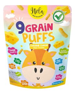 Nola - Gluten Free Puffs with 9 Grains & Cheddar Cheese 25g