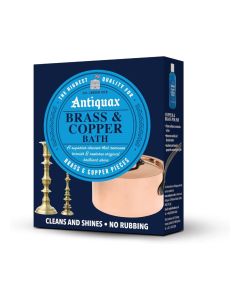 Antiquax Brass & Copper Bath – Fast-Acting Brass & Copper Cleaner, 3 x 50g Sachets, Removes Tarnish Instantly for Polished Shine
