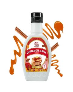ChocZero Sugar Free Maple Cinnamon Syrup, 10.5 oz Bottle