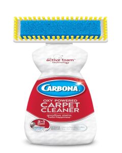 Carbona Carpet Cleaner with Brush / Oxy-Powered Foam for Spot Stain Removal / 13.5 Fl Oz