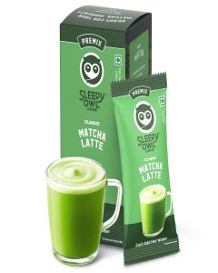 Sleepy Owl Classic Matcha Premix, Sourced From Japan, Frothy & Creamy Cafe-Style Matcha at Home, Just Add Hot Water, Pack of 3 Sachets, 54g (18g x 3)