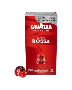 Lavazza Qualita Rossa Ground Coffee Vibrant With Chocolate Notes, Intensity 10/13- 250gms