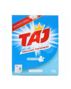 Taj Brilliant Freshness, Original Concentrated Detergent Powder- 110gms