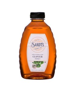 Sandts Clover Honey Unfiltered Raw Honey NonGMO Genuine Pure Honey 2 lbs