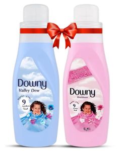 Regular Fabric Softener Valley Dew 1L + Floral Breeze 1L