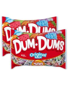 Dum Dums Original Mix 600 Count AllTime Classic Flavors Assorted Bulk Suckers Lollipops Individually Wrapped Bulk Candy for Any Occasion
