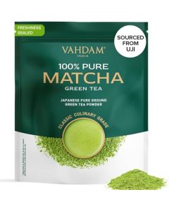 VAHDAM Japanese Matcha Tea Powder 50 Cups353oz Sourced from Japan Authentic Japanese Matcha Green Tea Powder Classic Culinary Matcha From Japan