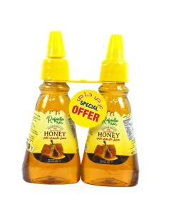 Rafaella Natural Honey Squeeze Bottle, 2x227g / Premium Quality / 100% Pure Honey / No Added Sugar or Preservatives