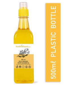 Truly Cold Pressed White Sesame Oil / 100% Pure and Natural / Authentic Taste / Multi Purpose Use