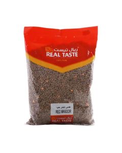 Real Taste Red Masoor Whole- 1Kg
