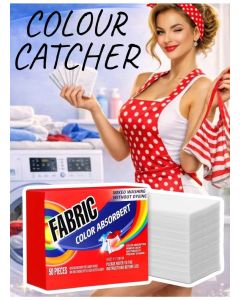 Colors & Dirt Collector Colors Catchers for Laundry, 50-Pack Color Grabber Laundry Sheets Essential for Home Use Color Catcher Maintains Original colors of Clothing