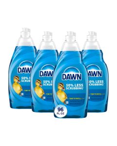 Dawn Ultra Dish Soap Dishwashing Liquid Original Dish Soap Liquid Dish Soap Refill 4x24 Fl Oz Bundle