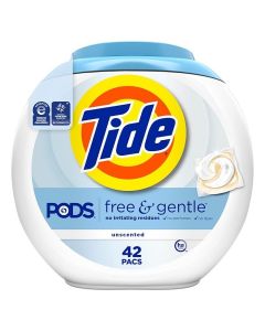Pods Detergent Capsules Free & Gentle - 42 CT
