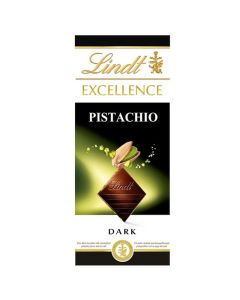 Lindt Excellence Dark Pistachio Chocolate Bar- 100gms