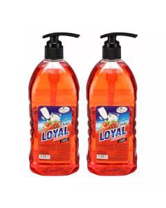 Loyal Dishwashing Liquid with Pomegranate and Strawberry Fragrance- 2X1Ltr