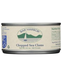 Bar Harbor Chopped Surf Clams Sweet and Tender 65 oz 184 grams can
