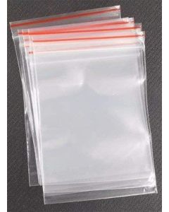 ZEPZY Ziplock Bags/Pouches For Prasad Bag Storage / Freezer RE-USABLE Zipper Bags / Ziplock Bags For Fridge Storage / Zip lock bags Medium Transparent BPA Free (50 Ziplock Pouch) (8" x 12")