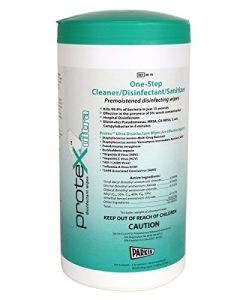 Parkerlabs Protex Disinfectant Textured Wipes Laboratories Kills 999 of Bacteria in 15 Seconds 7 X 10 Canister of 75 Wipes