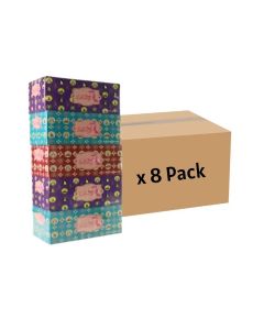 Lucy 150 Sheets 2PLY Bulk 8 Pack Facial Tissue- 5 Box