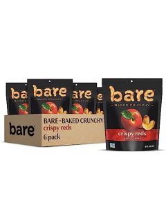 Bare Baked Crunchy Apples Fuji Reds 34 Ounce Pack of 6