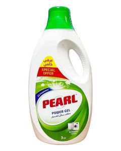 Pearl Laundry Liquid Detergent Original 3L Promo pack, Liquid Detergent for Clothes, Removes 100% Tough Stains, 2X Freshness, Front Load & Top Load Machine Compatible