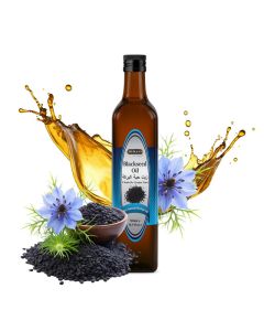 Hemani Black Seed Oil Cold Pressed 1691 Oz I 500ML I 100 Natural I Solvent Free I AKA Nigella Sativa I Kalonji I Black cumin seed Oil