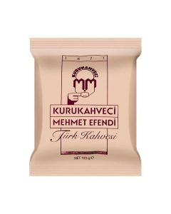 KURUKAHVECI MEHMET EFENDI Turkish Coffee, Arabica Beans, Roasted Ground,Rich Aroma, Fresh, Medium to Heavy-bodied, Original Taste Since 1871 (3.52 OZ / 100 Gr)