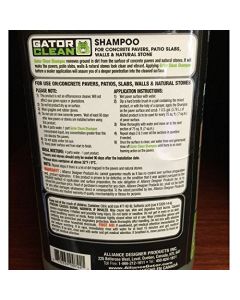 Alliance Gator Clean Shampoo for Pavers Patios 1 Gal