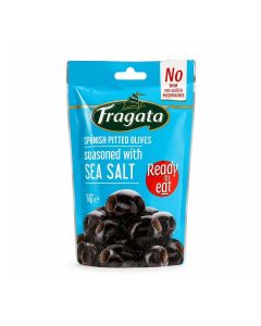 Spanish Pitted Black Olives Seasoned With Sea Salt Hojiblanca Ready To Eat No Drain No Preservatives Product Of Spain Since 1925 Sachet 70 g
