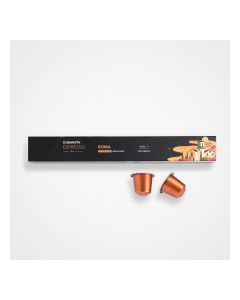 Di Barista Roma Coffee Capsules – Signature 100% Arabica Multi-Origin Espresso Pods / Nespresso Compatible / Medium Dark Roast / Berry & Citrus Notes