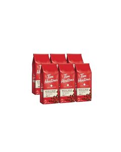 Tim Hortons Whole Bean Original Medium Roast Coffee Made with 100 Arabica Beans 12 Ounce Bag 6Pack