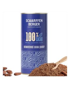 100% Cacao Unsweetened Dark Chocolate Cocoa Powder (6 Ounce, Pack of 1) - Gluten Free, Non GMO, Natural Chocolate Powder