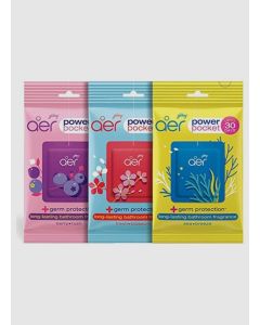 Aer Power Pocket Air Freshener Pack Of 3 Assorted Color Flavour