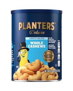 PLANTERS Deluxe Lightly Salted Cashews Party Snacks PlantBased Protein Quick Snack for Adults After School Snack Flavored with Sea Salt Kosher 1lb 225oz