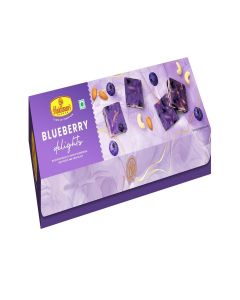 Haldiram's Nagpur Blueberry Delight – 125g Each, Pack of 4 / Premium Fruit Burfi / Vegetarian / Ideal for Gifting & Festivals